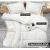 imageUtopia Bedding Duvet Cover Queen Size  1 Duvet Cover with 2 Pillow Shams 3 Pieces Comforter Cover with Zipper Closure  Ultra Soft Brushed Microfiber 90 X 90 Inches Queen Quatrefoil AquaSeer Sucker White