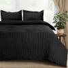 imageUtopia Bedding Duvet Cover Queen Size  1 Duvet Cover with 2 Pillow Shams 3 Pieces Comforter Cover with Zipper Closure  Ultra Soft Brushed Microfiber 90 X 90 Inches Queen Quatrefoil AquaSeer Sucker Black