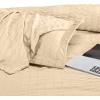imageUtopia Bedding Duvet Cover Queen Size  1 Duvet Cover with 2 Pillow Shams 3 Pieces Comforter Cover with Zipper Closure  Ultra Soft Brushed Microfiber 90 X 90 Inches Queen Quatrefoil AquaSeer Sucker Beige