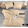 imageUtopia Bedding Duvet Cover Queen Size  1 Duvet Cover with 2 Pillow Shams 3 Pieces Comforter Cover with Zipper Closure  Ultra Soft Brushed Microfiber 90 X 90 Inches Queen Quatrefoil AquaSeer Sucker Beige
