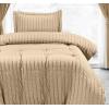 imageUtopia Bedding Duvet Cover Queen Size  1 Duvet Cover with 2 Pillow Shams 3 Pieces Comforter Cover with Zipper Closure  Ultra Soft Brushed Microfiber 90 X 90 Inches Queen Quatrefoil AquaSeer Sucker Beige
