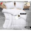 imageUtopia Bedding Duvet Cover Queen Size  1 Duvet Cover with 2 Pillow Shams 3 Pieces Comforter Cover with Zipper Closure  Ultra Soft Brushed Microfiber 90 X 90 Inches Queen Quatrefoil AquaSeer Sucker White