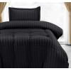 imageUtopia Bedding Duvet Cover Queen Size  1 Duvet Cover with 2 Pillow Shams 3 Pieces Comforter Cover with Zipper Closure  Ultra Soft Brushed Microfiber 90 X 90 Inches Queen Quatrefoil AquaSeer Sucker Black