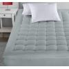imageUtopia Bedding Queen Mattress Pad Quilted Fitted Premium Mattress Protector Deep Pocket Cover Stretches up to 16 Inches Fluffy Pillow Topper 60x80 Inches WhiteLight Grey