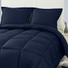 imageUtopia Bedding Queen Size Comforter Set with 2 Pillow Shams Bedding Comforter Sets Down Alternative White Comforters Soft and Comfortable Machine Washable Pack of 4Navy