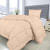 imageUtopia Bedding Queen Size Comforter Set with 2 Pillow Shams Bedding Comforter Sets Down Alternative White Comforters Soft and Comfortable Machine Washable Pack of 4Beige