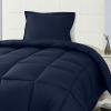 imageUtopia Bedding Queen Size Comforter Set with 2 Pillow Shams Bedding Comforter Sets Down Alternative White Comforters Soft and Comfortable Machine Washable Pack of 4Navy