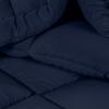 imageUtopia Bedding Queen Size Comforter Set with 2 Pillow Shams Bedding Comforter Sets Down Alternative White Comforters Soft and Comfortable Machine Washable Pack of 4Navy