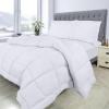 imageUtopia Bedding Queen Size Comforter Set with 2 Pillow Shams Bedding Comforter Sets Down Alternative White Comforters Soft and Comfortable Machine Washable Pack of 4White