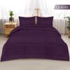 imageUtopia Bedding Queen Size Comforter Set with 2 Pillow Shams Bedding Comforter Sets Down Alternative White Comforters Soft and Comfortable Machine Washable Pack of 4Plum