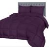 imageUtopia Bedding Queen Size Comforter Set with 2 Pillow Shams Bedding Comforter Sets Down Alternative White Comforters Soft and Comfortable Machine Washable Pack of 4Plum