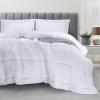 imageUtopia Bedding Queen Size Comforter Set with 2 Pillow Shams Bedding Comforter Sets Down Alternative White Comforters Soft and Comfortable Machine Washable Pack of 4White