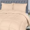 imageUtopia Bedding Queen Size Comforter Set with 2 Pillow Shams Bedding Comforter Sets Down Alternative White Comforters Soft and Comfortable Machine Washable Pack of 4Beige