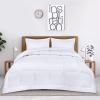 imageUtopia Bedding Queen Size Comforter Set with 2 Pillow Shams Bedding Comforter Sets Down Alternative White Comforters Soft and Comfortable Machine Washable Pack of 4White