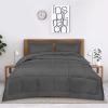 imageUtopia Bedding Queen Size Comforter Set with 2 Pillow Shams Bedding Comforter Sets Down Alternative White Comforters Soft and Comfortable Machine Washable Pack of 4Grey