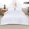 imageUtopia Bedding Queen Size Comforter Set with 2 Pillow Shams Bedding Comforter Sets Down Alternative White Comforters Soft and Comfortable Machine Washable Pack of 4White