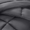 imageUtopia Bedding Queen Size Comforter Set with 2 Pillow Shams Bedding Comforter Sets Down Alternative White Comforters Soft and Comfortable Machine Washable Pack of 4Grey