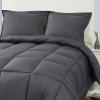 imageUtopia Bedding Queen Size Comforter Set with 2 Pillow Shams Bedding Comforter Sets Down Alternative White Comforters Soft and Comfortable Machine Washable Pack of 4Grey