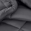 imageUtopia Bedding Queen Size Comforter Set with 2 Pillow Shams Bedding Comforter Sets Down Alternative White Comforters Soft and Comfortable Machine Washable Pack of 4Grey