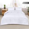 imageUtopia Bedding Queen Size Comforter Set with 2 Pillow Shams Bedding Comforter Sets Down Alternative White Comforters Soft and Comfortable Machine Washable Pack of 4White