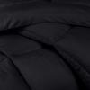 imageUtopia Bedding Queen Size Comforter Set with 2 Pillow Shams Bedding Comforter Sets Down Alternative White Comforters Soft and Comfortable Machine Washable Pack of 4Black