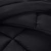 imageUtopia Bedding Queen Size Comforter Set with 2 Pillow Shams Bedding Comforter Sets Down Alternative White Comforters Soft and Comfortable Machine Washable Pack of 4Black