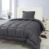 imageUtopia Bedding Queen Size Comforter Set with 2 Pillow Shams Bedding Comforter Sets Down Alternative White Comforters Soft and Comfortable Machine Washable Pack of 4Grey
