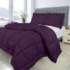 imageUtopia Bedding Queen Size Comforter Set with 2 Pillow Shams Bedding Comforter Sets Down Alternative White Comforters Soft and Comfortable Machine Washable Pack of 4Plum