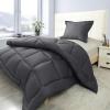 imageUtopia Bedding Queen Size Comforter Set with 2 Pillow Shams Bedding Comforter Sets Down Alternative White Comforters Soft and Comfortable Machine Washable Pack of 4Grey