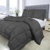 imageUtopia Bedding Queen Size Comforter Set with 2 Pillow Shams Bedding Comforter Sets Down Alternative White Comforters Soft and Comfortable Machine Washable Pack of 4Grey