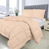 imageUtopia Bedding Queen Size Comforter Set with 2 Pillow Shams Bedding Comforter Sets Down Alternative White Comforters Soft and Comfortable Machine Washable Pack of 4Beige