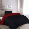 imageUtopia Bedding Queen Size Comforter Set with 2 Pillow Shams Bedding Comforter Sets Down Alternative White Comforters Soft and Comfortable Machine Washable Pack of 4BlackRed