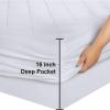 imageUtopia Bedding Quilted Fitted Mattress Pad  Elastic Fitted Mattress Protector  Mattress Cover Stretches up to 16 Inches Deep  Machine Washable Mattress Topper Bulk Pack of 10 Twin