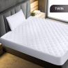 imageUtopia Bedding Quilted Fitted Mattress Pad  Elastic Fitted Mattress Protector  Mattress Cover Stretches up to 16 Inches Deep  Machine Washable Mattress Topper Bulk Pack of 10 Twin