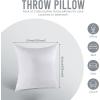 imageUtopia Bedding Throw Pillows Insert Pack of 24 White  18 x 18 Inches Bed and Couch Pillows  Indoor Decorative PillowWhite