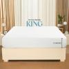 imageUtopia Bedding Twin Fitted Sheets  Bulk Pack of 2 Bottom Sheets  Soft Brushed Microfiber  Deep Pockets  Shrinkage ampamp Fade Resistant  Easy Care Twin BeigeWhite