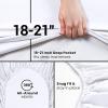 imageUtopia Bedding Twin Fitted Sheets  Bulk Pack of 2 Bottom Sheets  Soft Brushed Microfiber  Deep Pockets  Shrinkage ampamp Fade Resistant  Easy Care Twin BeigeWhite