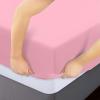 imageUtopia Bedding Twin Fitted Sheets  Bulk Pack of 2 Bottom Sheets  Soft Brushed Microfiber  Deep Pockets  Shrinkage ampamp Fade Resistant  Easy Care Twin BeigePink