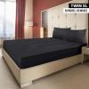 imageUtopia Bedding Twin Fitted Sheets  Bulk Pack of 2 Bottom Sheets  Soft Brushed Microfiber  Deep Pockets  Shrinkage ampamp Fade Resistant  Easy Care Twin BeigeBlack