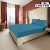 imageUtopia Bedding Twin Fitted Sheets  Bulk Pack of 2 Bottom Sheets  Soft Brushed Microfiber  Deep Pockets  Shrinkage ampamp Fade Resistant  Easy Care Twin BeigeDenim Blue