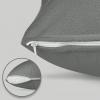 imageUtopia Bedding Waterproof Pillow Protectors with Zipper Standard Size 2 Pack Terry Pillow Covers Bed Bug and Dust Mite ProofGray