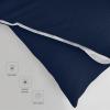 imageUtopia Bedding Waterproof Pillow Protectors with Zipper Standard Size 2 Pack Terry Pillow Covers Bed Bug and Dust Mite ProofNavy Blue