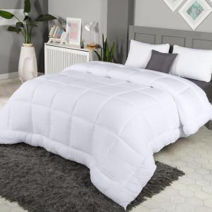imageUtopia Bedding All Season Down Alternative Quilted Queen Comforter Duvet Insert with Corner Tabs Machine Washable Bed Comforter WhiteWhite