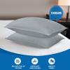 imageUtopia Bedding Bed Pillows for Sleeping White Queen Size Set of 6 Hotel Pillow Cooling Pillows for Side Back or Stomach SleepersGrey