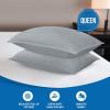 imageUtopia Bedding Bed Pillows for Sleeping White Queen Size Set of 6 Hotel Pillow Cooling Pillows for Side Back or Stomach SleepersGrey