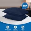 imageUtopia Bedding Bed Pillows for Sleeping White Queen Size Set of 6 Hotel Pillow Cooling Pillows for Side Back or Stomach SleepersNavy