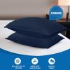 imageUtopia Bedding Bed Pillows for Sleeping White Queen Size Set of 6 Hotel Pillow Cooling Pillows for Side Back or Stomach SleepersNavy