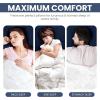 imageUtopia Bedding Bed Pillows for Sleeping White Queen Size Set of 6 Hotel Pillow Cooling Pillows for Side Back or Stomach SleepersNavy