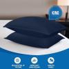 imageUtopia Bedding Bed Pillows for Sleeping White Queen Size Set of 6 Hotel Pillow Cooling Pillows for Side Back or Stomach SleepersNavy