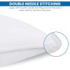 imageUtopia Bedding Bed Pillows for Sleeping White Queen Size Set of 6 Hotel Pillow Cooling Pillows for Side Back or Stomach SleepersWhite